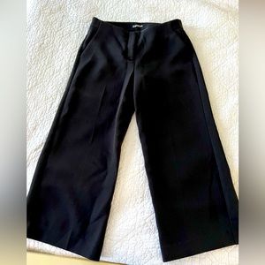 black wide leg colette suit pants, size 2